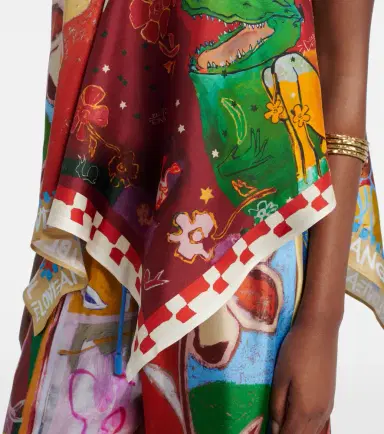 ALÉMAIS Alémais x MLAK printed silk twill top | Thumbnail 6 ALÉMAIS Alémais x MLAK printed silk twill top | Thumbnail 6