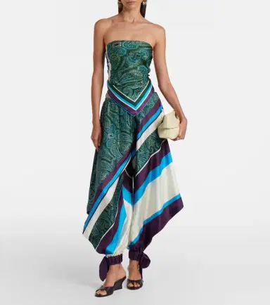 ALÉMAIS Alémais Joni printed silk twill balloon pants | Thumbnail 2 ALÉMAIS Alémais Joni printed silk twill balloon pants | Thumbnail 2