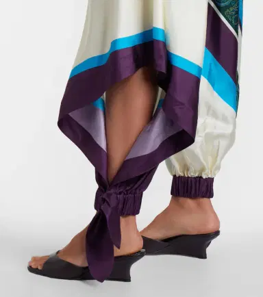 ALÉMAIS Alémais Joni printed silk twill balloon pants | Thumbnail 5 ALÉMAIS Alémais Joni printed silk twill balloon pants | Thumbnail 5