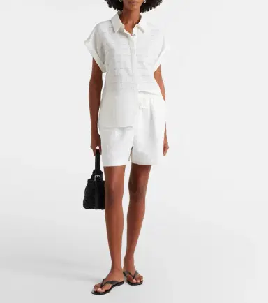 Asceno Andra linen and cotton checked shirt | Thumbnail 2 Asceno Andra linen and cotton checked shirt | Thumbnail 2