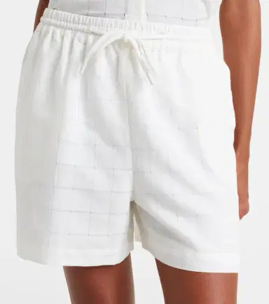 ASCENO Boston checked linen and cotton shorts | Thumbnail 4 ASCENO Boston checked linen and cotton shorts | Thumbnail 4