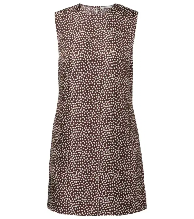 Sintra polka-dot silk twill minidress Sintra polka-dot silk twill minidress