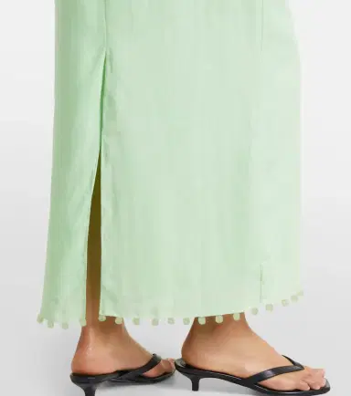 Cala de la Cruz Orly halterneck linen midi dress | Thumbnail 3 Cala de la Cruz Orly halterneck linen midi dress | Thumbnail 3