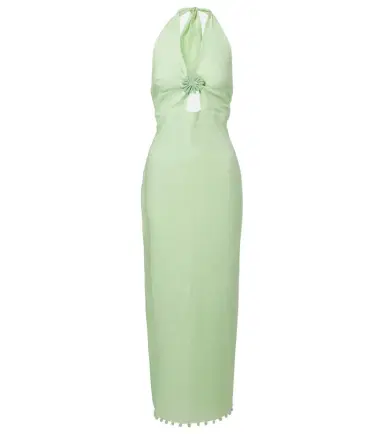 Cala de la Cruz Orly halterneck linen midi dress | Thumbnail 1 Cala de la Cruz Orly halterneck linen midi dress | Thumbnail 1
