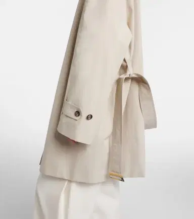 The Row Amaya belted cotton car coat | Thumbnail 4 The Row Amaya belted cotton car coat | Thumbnail 4