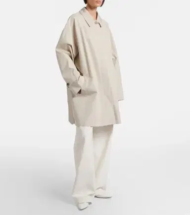 The Row Amaya belted cotton car coat | Thumbnail 6 The Row Amaya belted cotton car coat | Thumbnail 6