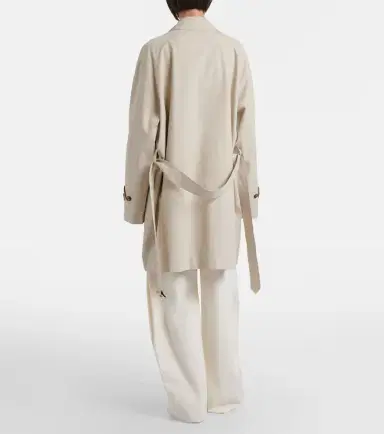 The Row Amaya belted cotton car coat | Thumbnail 7 The Row Amaya belted cotton car coat | Thumbnail 7