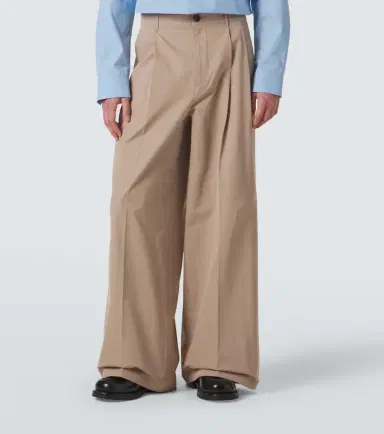 Jil Sander Cotton drill wide-leg pants | Thumbnail 3 Jil Sander Cotton drill wide-leg pants | Thumbnail 3