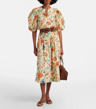 Ulla Johnson Florielle floral cotton top | Thumbnail 2 Ulla Johnson Florielle floral cotton top | Thumbnail 2