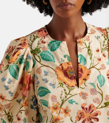 Ulla Johnson Florielle floral cotton top | Thumbnail 3 Ulla Johnson Florielle floral cotton top | Thumbnail 3