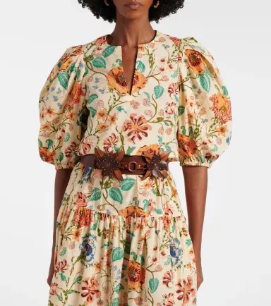 Ulla Johnson Florielle floral cotton top | Thumbnail 4 Ulla Johnson Florielle floral cotton top | Thumbnail 4