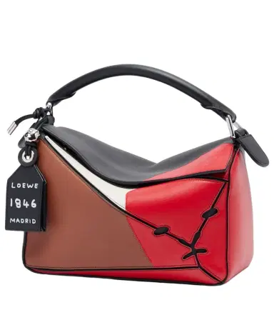 Loewe Puzzle Lion Intarsio Small shoulder bag | Thumbnail 1 Loewe Puzzle Lion Intarsio Small shoulder bag | Thumbnail 1