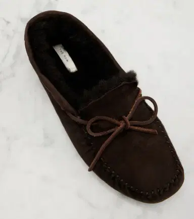 The Row Lucca shearling-trimmed suede boat shoes | Thumbnail 2 The Row Lucca shearling-trimmed suede boat shoes | Thumbnail 2