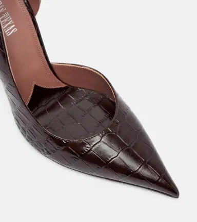 Paris Texas Vera croc-effect leather pumps | Thumbnail 3 Paris Texas Vera croc-effect leather pumps | Thumbnail 3