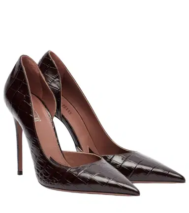 Paris Texas Vera croc-effect leather pumps | Thumbnail 1 Paris Texas Vera croc-effect leather pumps | Thumbnail 1