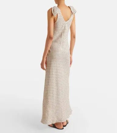 Faithfull Solana polka-dot linen maxi dress | Thumbnail 2 Faithfull Solana polka-dot linen maxi dress | Thumbnail 2