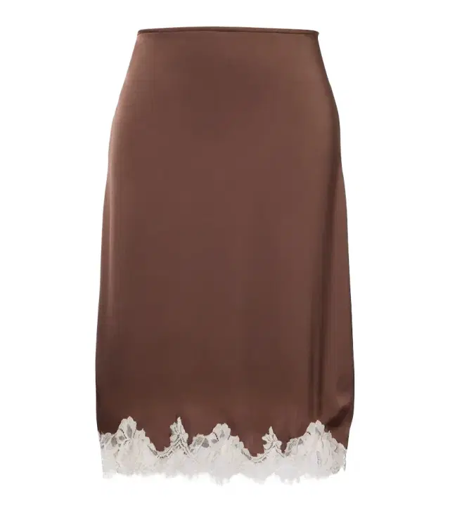 Marisol lace-trimmed midi skirt Marisol lace-trimmed midi skirt