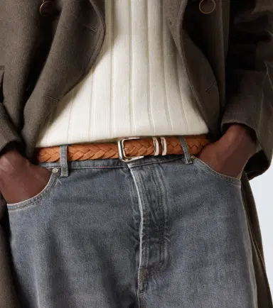 Brunello Cucinelli Braided suede belt | Thumbnail 4 Brunello Cucinelli Braided suede belt | Thumbnail 4