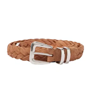 Brunello Cucinelli Braided suede belt | Thumbnail 1 Brunello Cucinelli Braided suede belt | Thumbnail 1