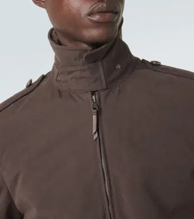 Brunello Cucinelli Shearling-trimmed blouson jacket | Thumbnail 6 Brunello Cucinelli Shearling-trimmed blouson jacket | Thumbnail 6