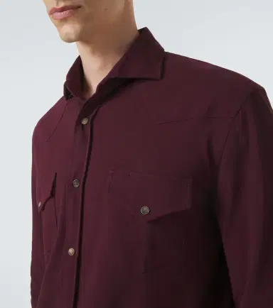 Brunello Cucinelli Cotton piqué shirt | Thumbnail 5 Brunello Cucinelli Cotton piqué shirt | Thumbnail 5