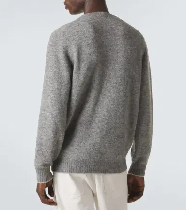 Brunello Cucinelli Alpaca, cashmere, and wool-blend sweater | Thumbnail 2 Brunello Cucinelli Alpaca, cashmere, and wool-blend sweater | Thumbnail 2