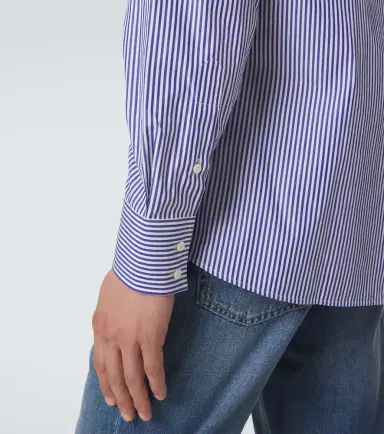 Brunello Cucinelli Striped cotton shirt | Thumbnail 3 Brunello Cucinelli Striped cotton shirt | Thumbnail 3
