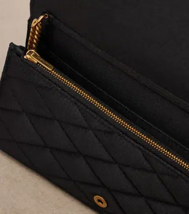Saint Laurent Paris Mini quilted satin shoulder bag | Thumbnail 4 Saint Laurent Paris Mini quilted satin shoulder bag | Thumbnail 4