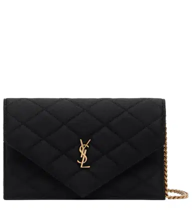 Saint Laurent Paris Mini quilted satin shoulder bag | Thumbnail 1 Saint Laurent Paris Mini quilted satin shoulder bag | Thumbnail 1