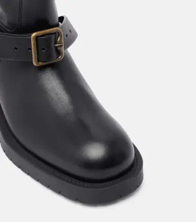 Burberry Soft Saddle leather mid-calf boots | Thumbnail 4 Burberry Soft Saddle leather mid-calf boots | Thumbnail 4