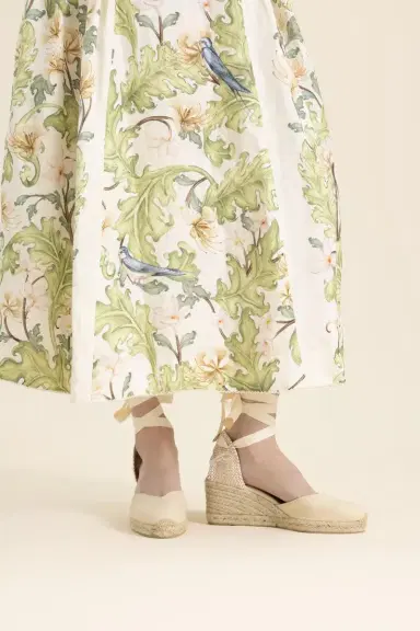 Castañer Chiara Wedge Sandal 60 - Ivory | Thumbnail 3 Castañer Chiara Wedge Sandal 60 - Ivory | Thumbnail 3