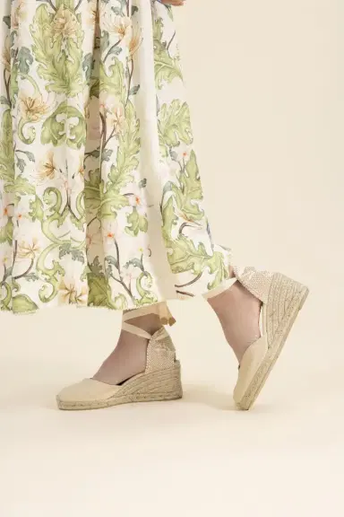 Castañer Chiara Wedge Sandal 60 - Ivory | Thumbnail 4 Castañer Chiara Wedge Sandal 60 - Ivory | Thumbnail 4