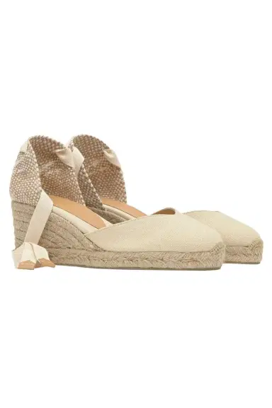 Castañer Chiara Wedge Sandal 60 - Ivory | Thumbnail 6 Castañer Chiara Wedge Sandal 60 - Ivory | Thumbnail 6