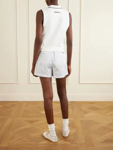 Polo Ralph Lauren + Wimbledon Logo-embroidered Cotton-blend Jersey Polo Vest | Thumbnail 4 Polo Ralph Lauren + Wimbledon Logo-embroidered Cotton-blend Jersey Polo Vest | Thumbnail 4