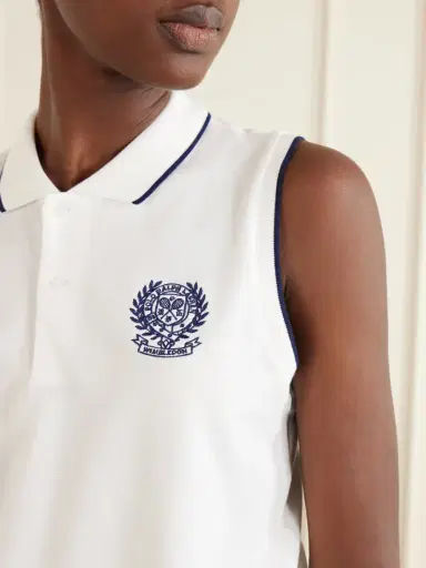 Polo Ralph Lauren + Wimbledon Logo-embroidered Cotton-blend Jersey Polo Vest | Thumbnail 5 Polo Ralph Lauren + Wimbledon Logo-embroidered Cotton-blend Jersey Polo Vest | Thumbnail 5