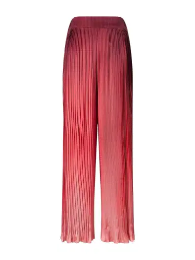 Dima Ayad Ombré Plissé-taffeta Wide-leg Pants | Thumbnail 1 Dima Ayad Ombré Plissé-taffeta Wide-leg Pants | Thumbnail 1