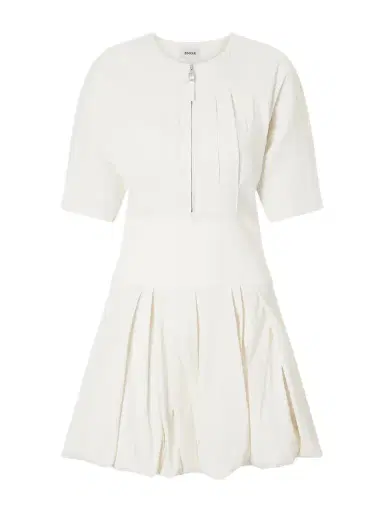 Simkhai Risel Pleated Poplin Mini Dress | Thumbnail 1 Simkhai Risel Pleated Poplin Mini Dress | Thumbnail 1