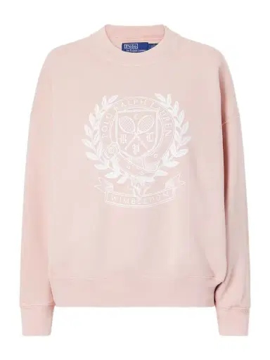 Polo Ralph Lauren + Wimbledon Logo-printed Cotton-blend Jersey Sweatshirt | Thumbnail 1 Polo Ralph Lauren + Wimbledon Logo-printed Cotton-blend Jersey Sweatshirt | Thumbnail 1