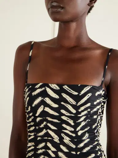 Johanna Ortiz Whispering Tides Ruched Printed Recycled Stretch-jersey One-piece | Thumbnail 4 Johanna Ortiz Whispering Tides Ruched Printed Recycled Stretch-jersey One-piece | Thumbnail 4