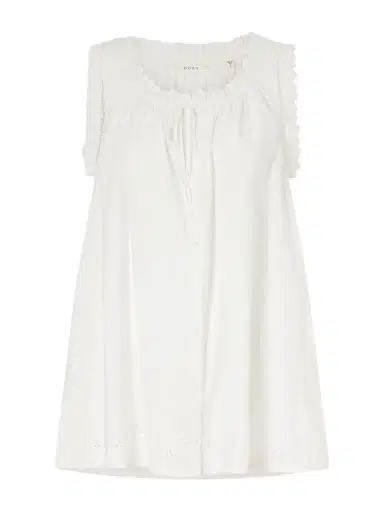 DÔEN Nessie Broderie Anglaise Organic Cotton Mini Dress | Thumbnail 1 DÔEN Nessie Broderie Anglaise Organic Cotton Mini Dress | Thumbnail 1