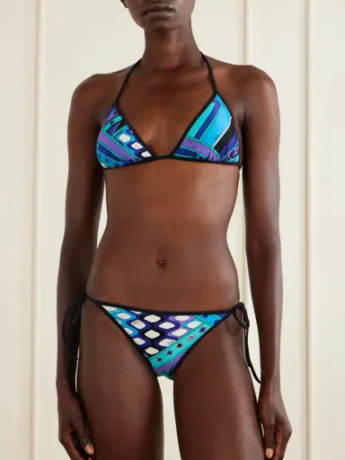 PUCCI Printed Triangle Bikini Top | Thumbnail 2 PUCCI Printed Triangle Bikini Top | Thumbnail 2