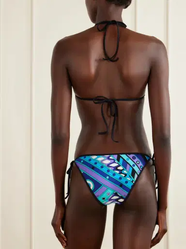 PUCCI Printed Triangle Bikini Top | Thumbnail 3 PUCCI Printed Triangle Bikini Top | Thumbnail 3