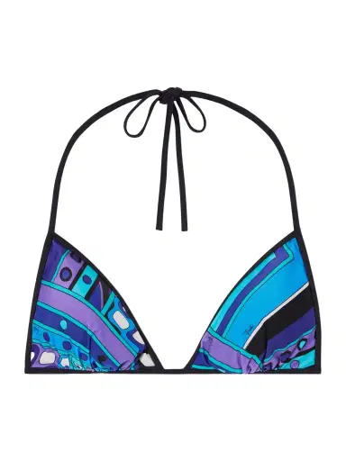 PUCCI Printed Triangle Bikini Top | Thumbnail 1 PUCCI Printed Triangle Bikini Top | Thumbnail 1