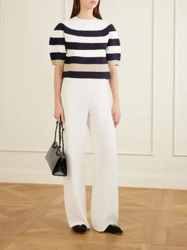 Max Mara Striped Jersey Sweater | Thumbnail 2 Max Mara Striped Jersey Sweater | Thumbnail 2