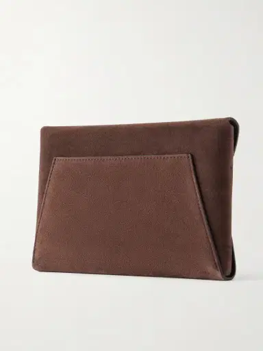 Brunello Cucinelli Envelope Suede Mini Clutch | Thumbnail 4 Brunello Cucinelli Envelope Suede Mini Clutch | Thumbnail 4