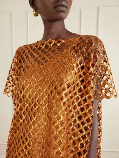 Dima Ayad Feather-trimmed Sequined Blouse | Thumbnail 4 Dima Ayad Feather-trimmed Sequined Blouse | Thumbnail 4