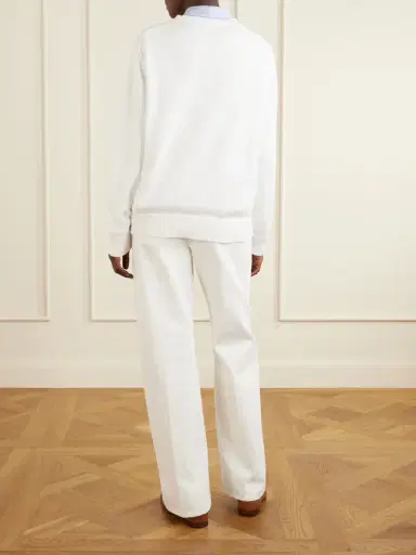 Polo Ralph Lauren + Wimbledon Logo-embroidered Cotton Sweater | Thumbnail 4 Polo Ralph Lauren + Wimbledon Logo-embroidered Cotton Sweater | Thumbnail 4