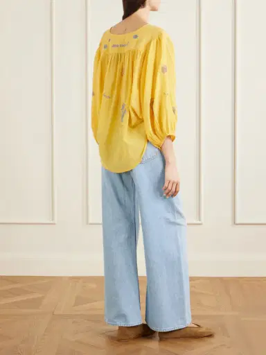Mother The Breeze Embroidered Cotton-blend Voile Blouse | Thumbnail 3 Mother The Breeze Embroidered Cotton-blend Voile Blouse | Thumbnail 3