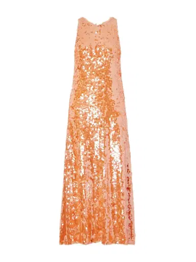 Dima Ayad Sequin-embellished Mesh Midi Dress | Thumbnail 1 Dima Ayad Sequin-embellished Mesh Midi Dress | Thumbnail 1
