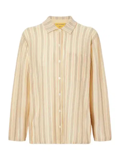 Guest In Residence Showtime Striped Cashmere Shirt | Thumbnail 1 Guest In Residence Showtime Striped Cashmere Shirt | Thumbnail 1
